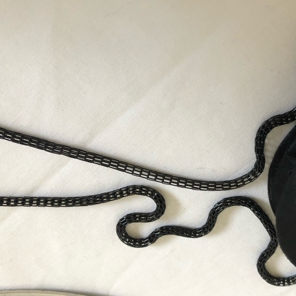 Vintage Evening handbag in Black Silk - Picture 3 of 4